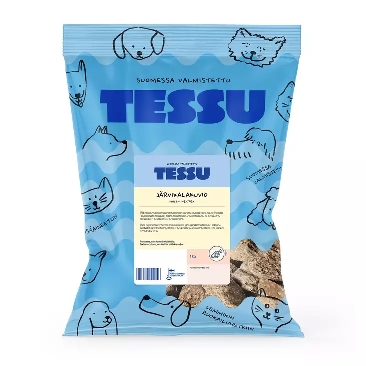 Tessu Järvikalakuvio 1kg - KALA raakaruoat - 6420614792841 - 1