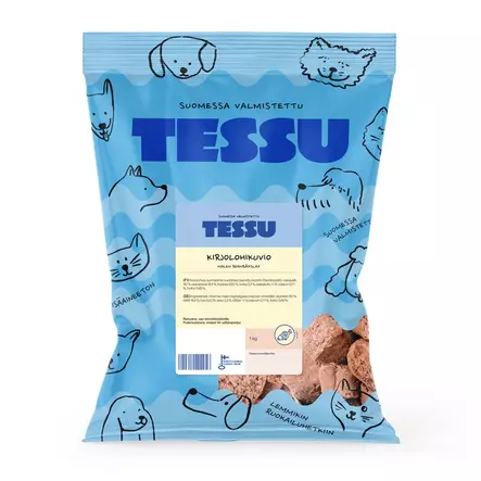 Tessu Kirjolohikuvio 1kg - KALA raakaruoat - 6420614791042 - 1