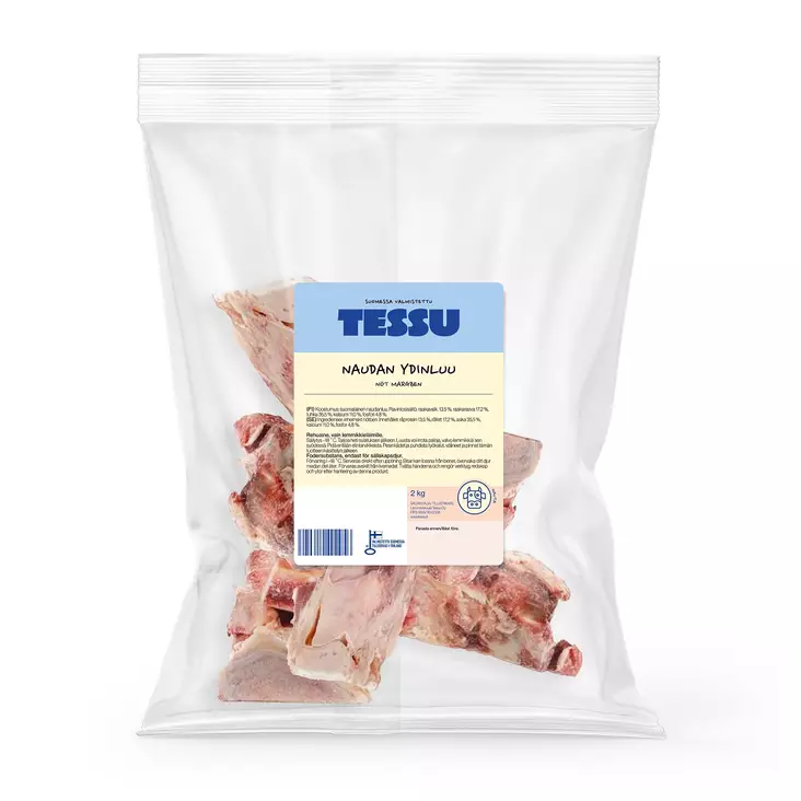 Tessu Naudan ydinluu 2kg - NAUTA raakaruoat - 6420614790076 - 1