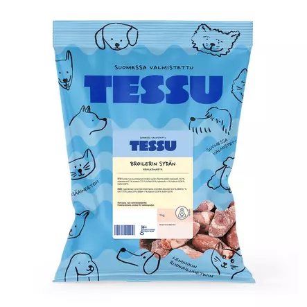 Tessu Broilerin sydän 1kg - BROILERI raakaruoat - 6420614791417 - 1