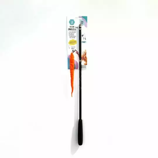 Kissan Onkilelu Maxi matonen musta-orans - Kissan lelut - 6429810779618 - 1