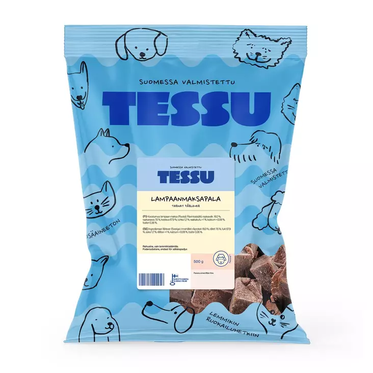 Tessu Lampaanmaksapala 500g - LAMMAS raakaruoat - 6420614792919 - 1