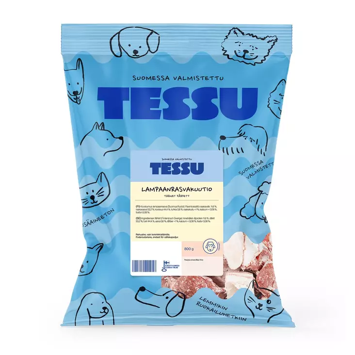Tessu Lampaanrasvakuutio 800g - LAMMAS raakaruoat - 6420614791899 - 1